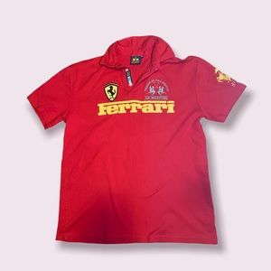 La Martina Ferrari Red Polo XXL